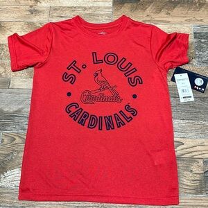 NWT Genuine, Boys M (8-10), St Louis Cardinals Shirt